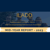 Creative graphic representing ILADD programs, symbolizing inclusion, support, and opportunities for community engagement.